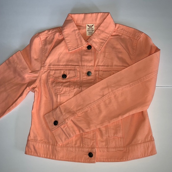 New without tag Peach color Denim Jacket - Picture 5 of 10